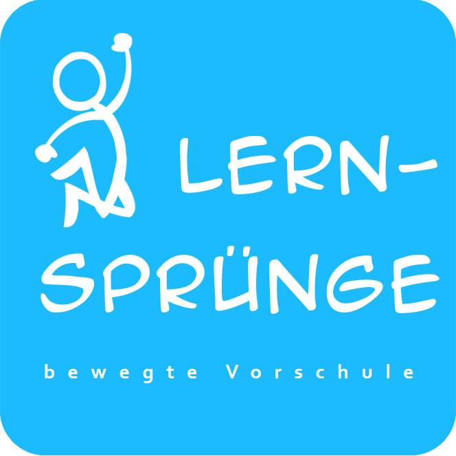Ein Strichmännchen springt
